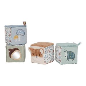 Little Dutch | Set 4 Cubi Morbidi Sensoriali Forest Friends | LD8916