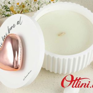 Candela Grande Cuore Oro Rosa- 24114CAND Claraluna