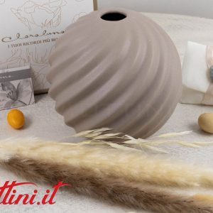 Vaso Tondo Onde Beige – 25005 Claraluna