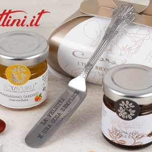 Marmellata Albicocca + Crema Nocciola con Coltellino – 25085C