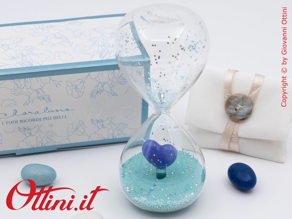 Clessidra con Cuore Azzurro – 26213 Claraluna
