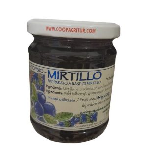 Composta a base di mirtillo Top Bio Agritur 210 gr