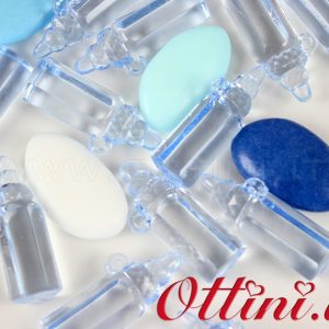 Ciondolo Biberon Neonato Azzurro