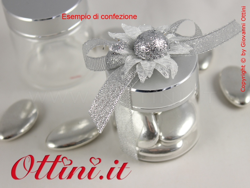 Barattolo Elegance 60cc Coperchio Argento - immagine 6