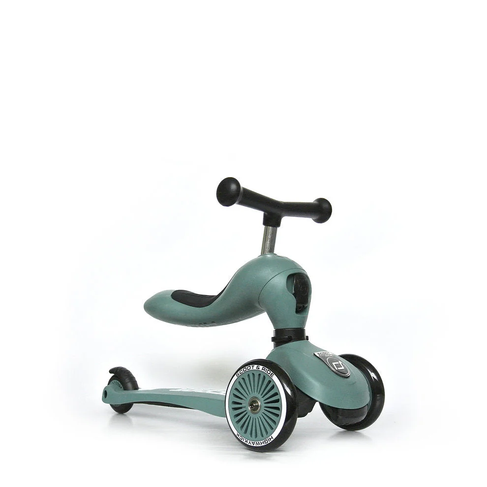 Scoot and Ride | Monopattino 2 in 1 Highwaykick 1 Verde Forest | HIGHWAYKICK1-FOREST