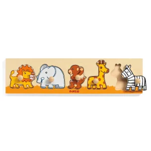 Djeco | Puzzle ad Incastri Animali Savana Sava'n'co | DJ01111