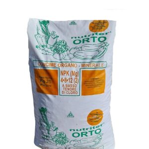 Concime Nutriter Orto 4-8-12+2 MgO – 25 Kg Choncimer