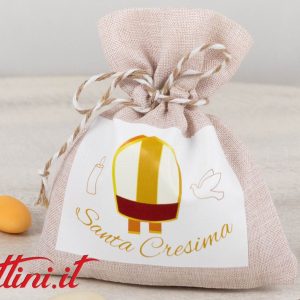 Sacchettino Cotone Santa Cresima