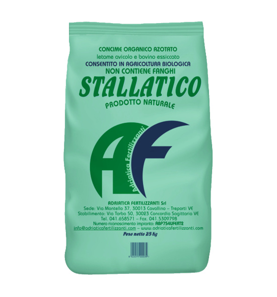 Stallatico bovino in sacco 25 kg AF – concime organico naturale pellettato - immagine 2