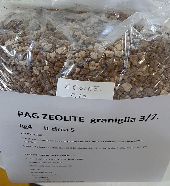 Zeolite granulare 3-7 mm – 4 kg (5 litri) – Linea PAG - immagine 3