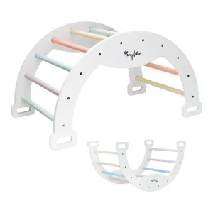 Arco Montessori Rainbow Cotton Candy Sviluppa Equilibrio e Agilità