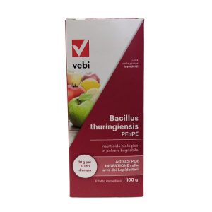 Insetticida biologico Bacillus thuringiensis 100 g – Vebi