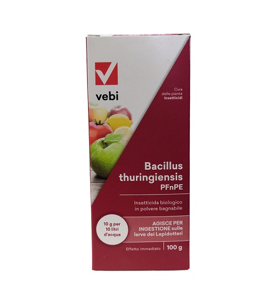Insetticida biologico Bacillus thuringiensis 100 g – Vebi