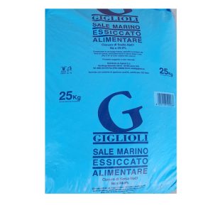 Sale marino grosso essiccato per uso alimentare 25 Kg